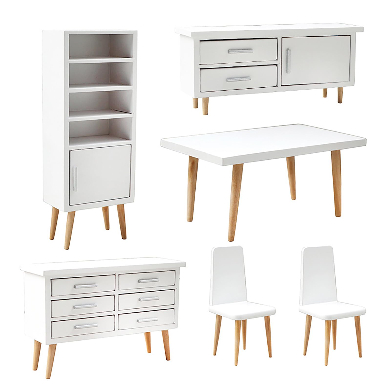 Set da cucina in miniatura, mobili da , costruzione in legno di