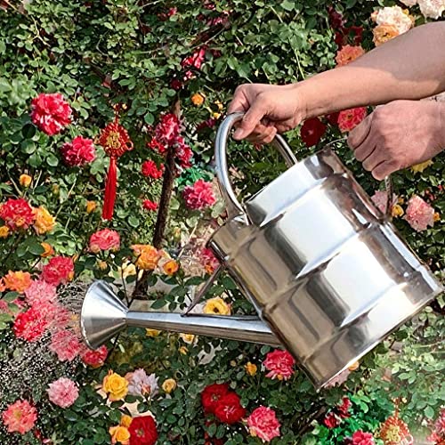 Arrosoir en acier inoxydable 8 L/12 L en acier galvanisé avec revêtement antirouille pour jardin et plantes vertes