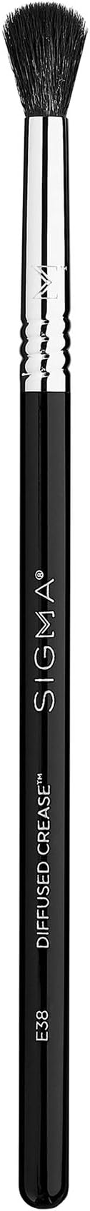 E38 Diffused Crease Brush - Blending Brush For Corner Eyelids - Eyeshadow Application and Fluffy Blending Brush - Apply Pigment and Blend Harsh Lines