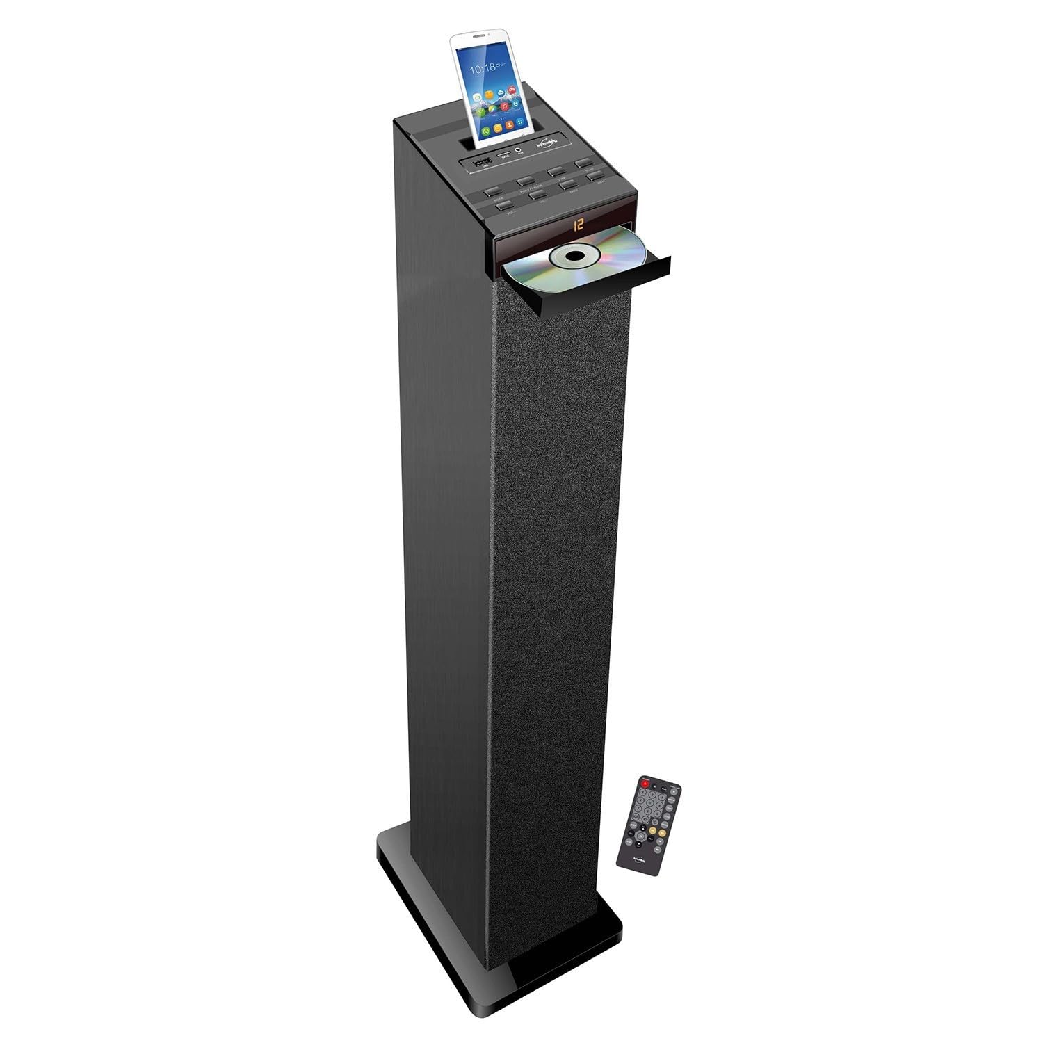 Inovalley HP32CD BTH Tour de Son CD Bluetooth Noir