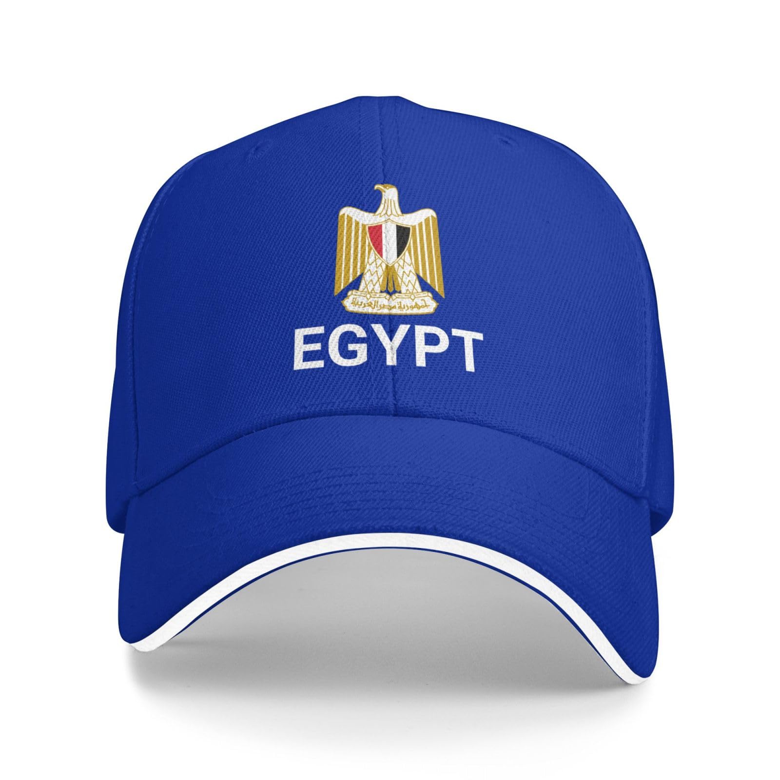 Support Egypt Hat Egyptians Cap for Men Women I Stand with Egypt Emblem Coat of Arms Baseball Cap Blue