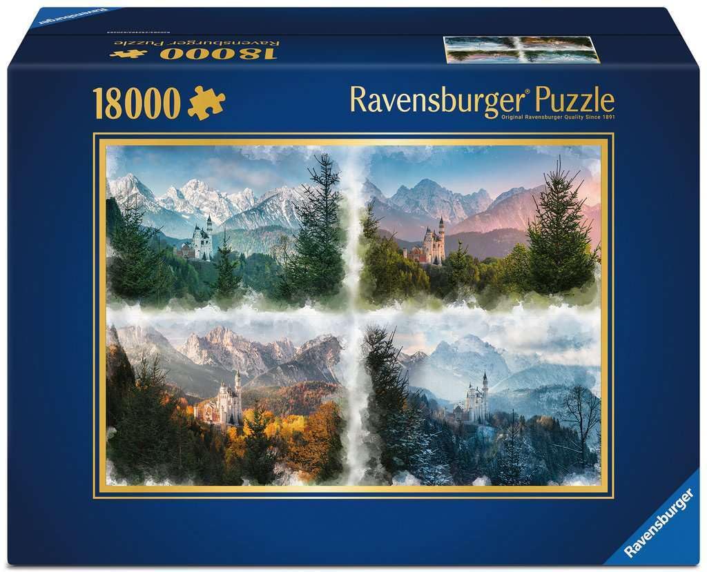 Amazon.com: Ravensburger Neuschwanstein Castle Through The Seasons