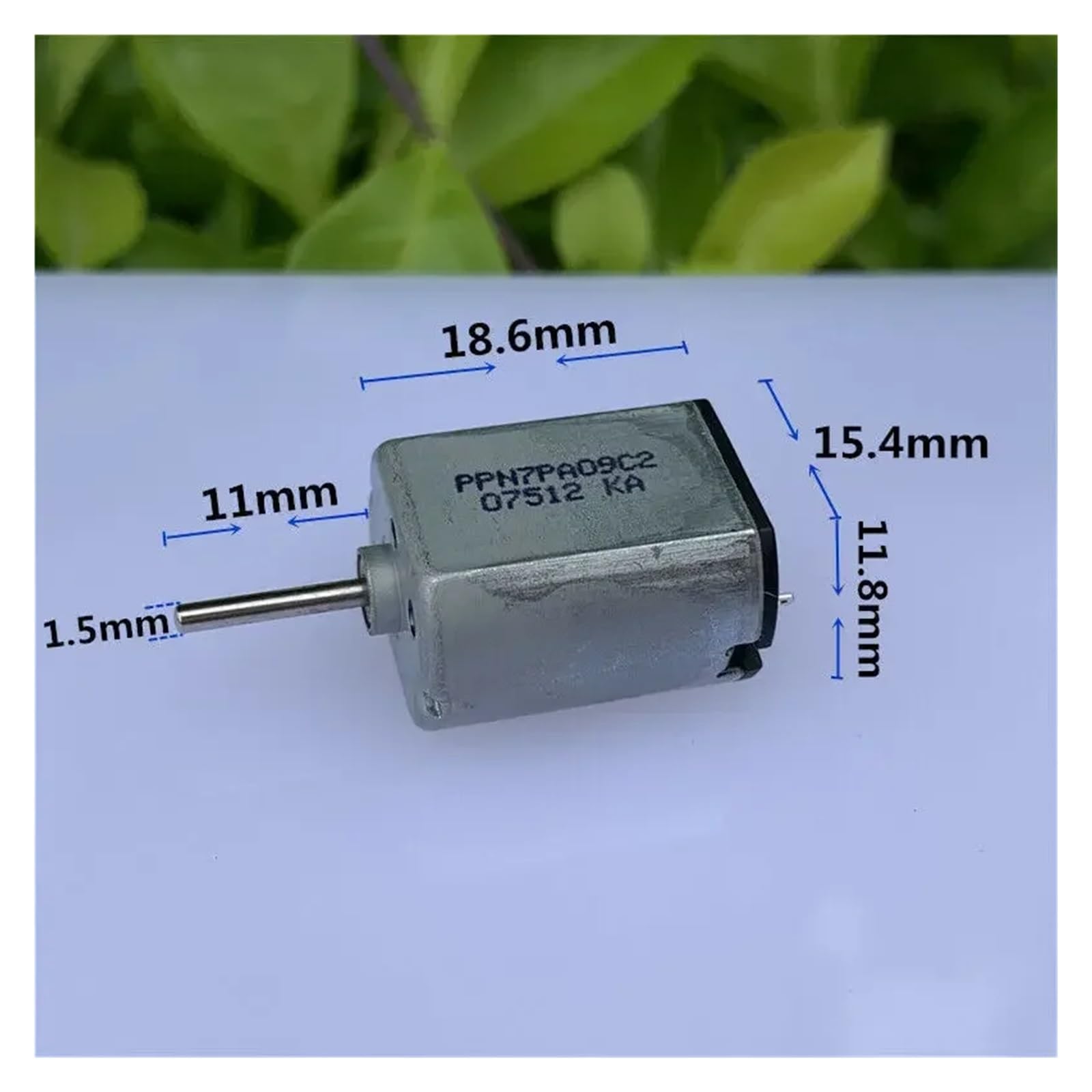 2pcs PPN7PA09C2 FF-030PK Precious Metal Brush Electronic Starter DC 3V 5V 6V 10800RPM 15mm*12mm Mute Electronic Starter Motor Drivers