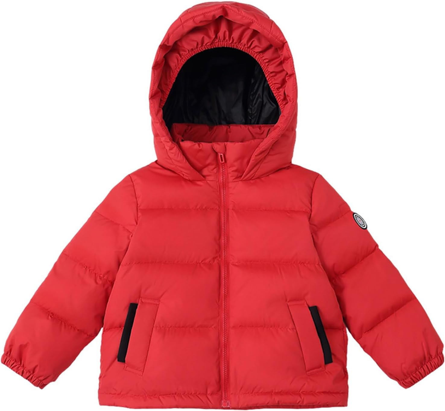 Winter Down Coats for Kids Baby Boys Girls Zip Up Thermal Winter Warm Jacket Hoods Infant Casual Loose Pocket