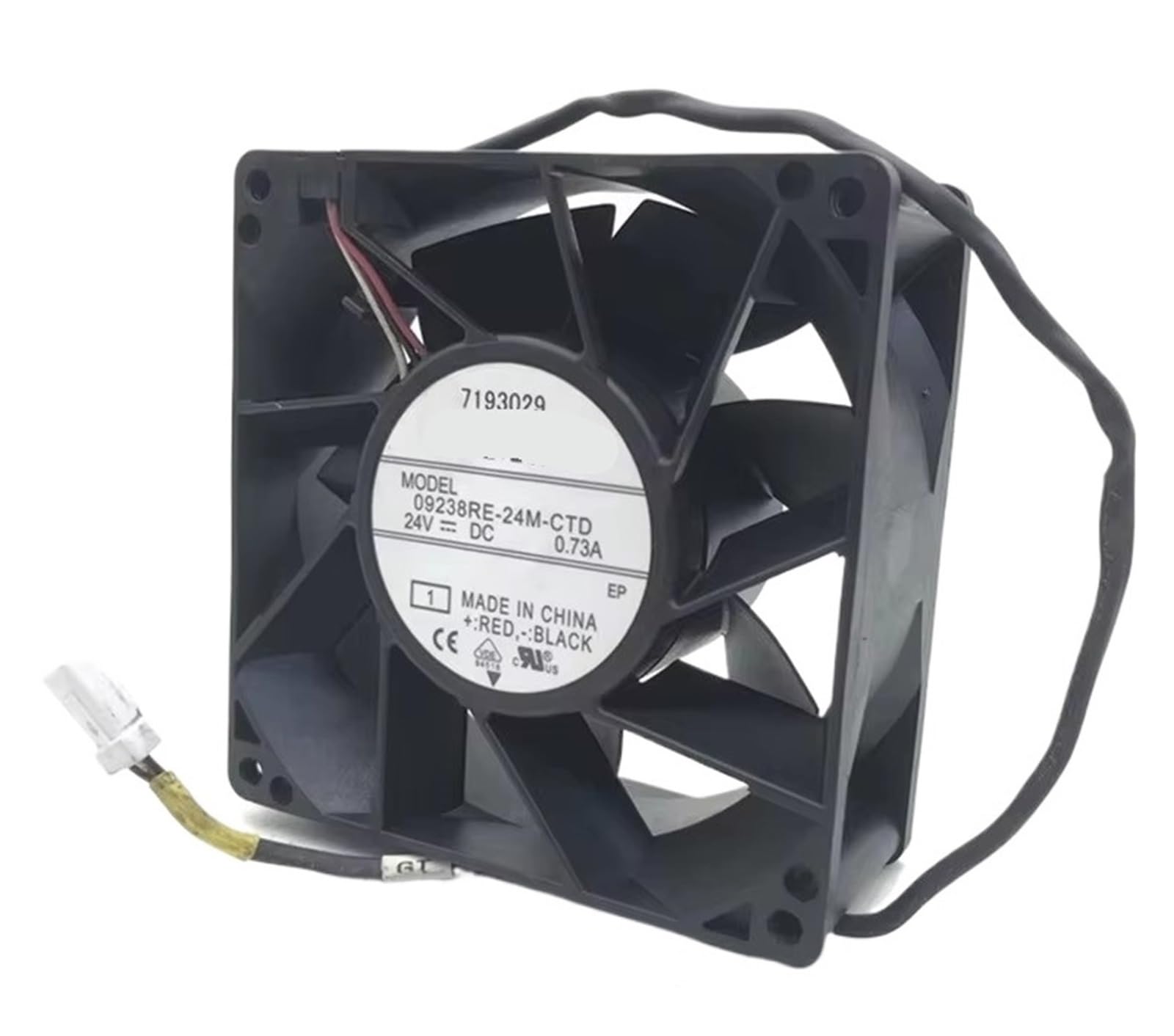 YMUGUEGH 09238RE-24M-CTD 24V 0.73A 92x92x38mm 3-Wire Cooling Fan
