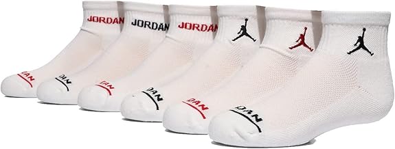 Jordan Legend Ankle Socks 6pk Boy Socks White 9-11Y