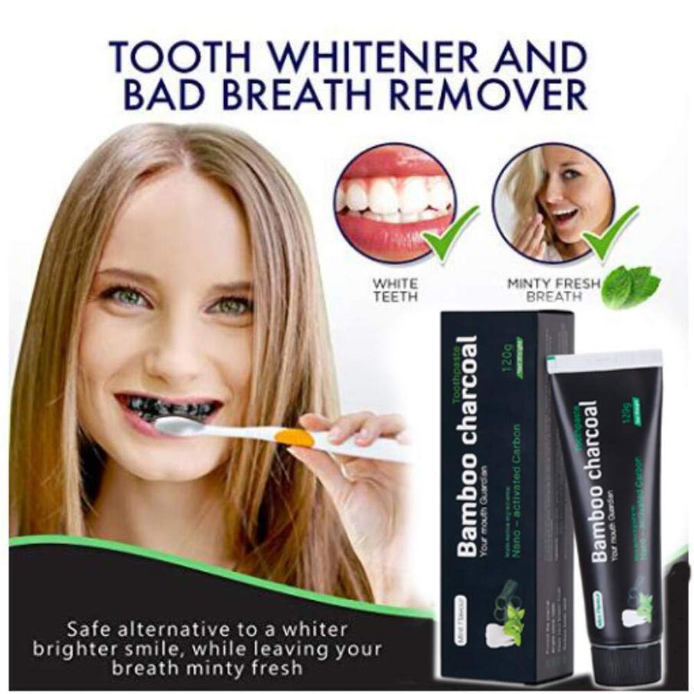 Activated Carbon Toothpaste For White Teeth And Teeth Cleaning Natural