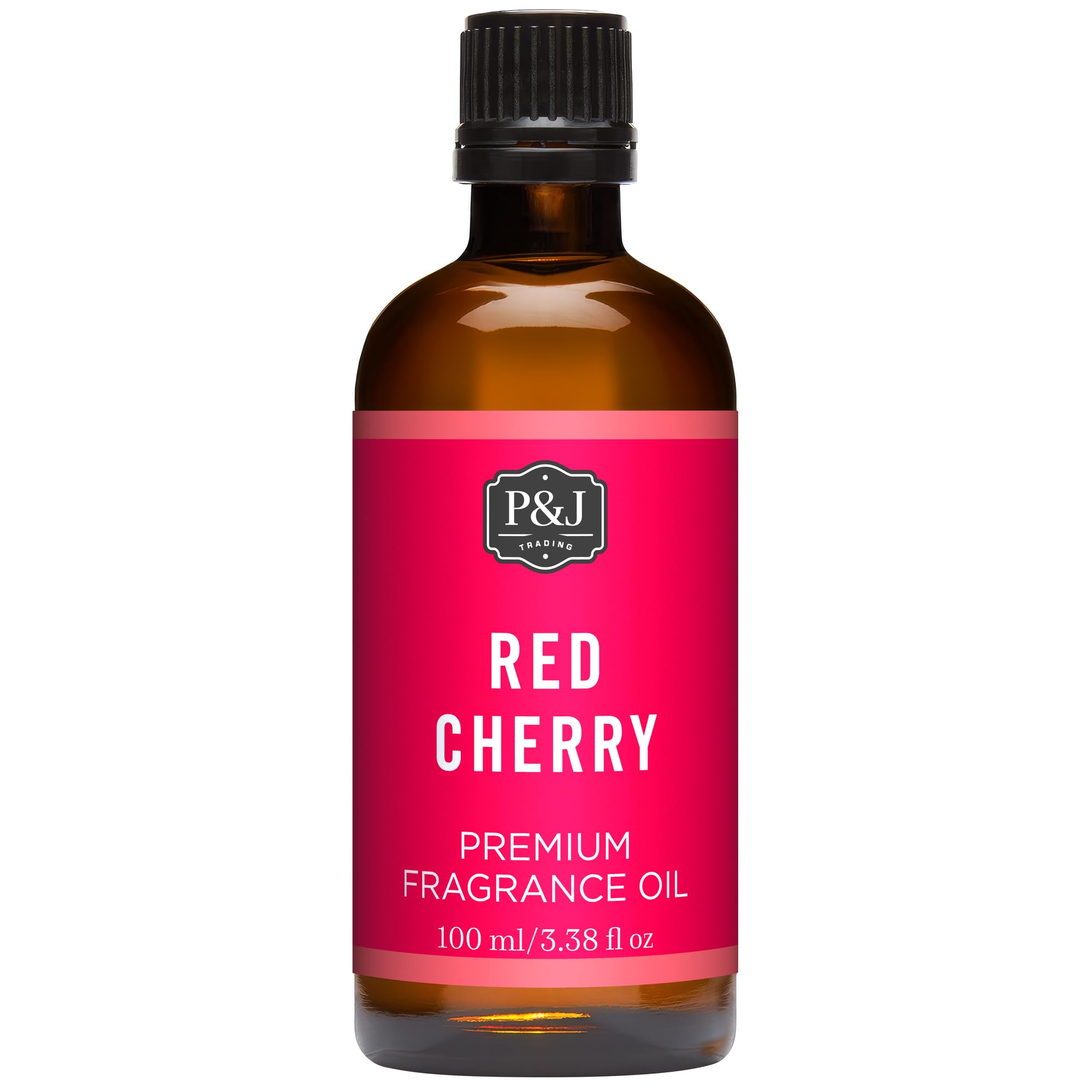 P&amp;J Trading Fragrance | Red Cherry Oil 100ml - Candle Scents for Candle Making, Freshie Scent, Soap Making Supplies, Diffuser Oil Scents