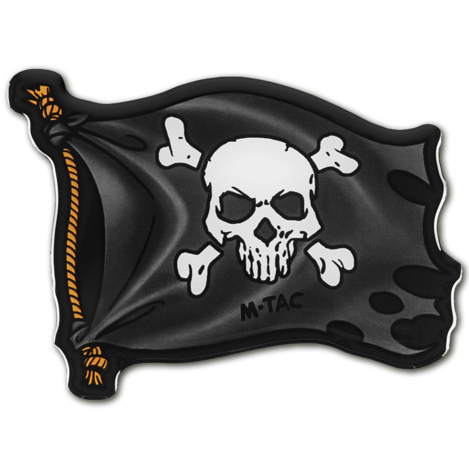 Amazon.com - M-Tac Morale Sticker Jolly Roger Pirate Flag - 3D