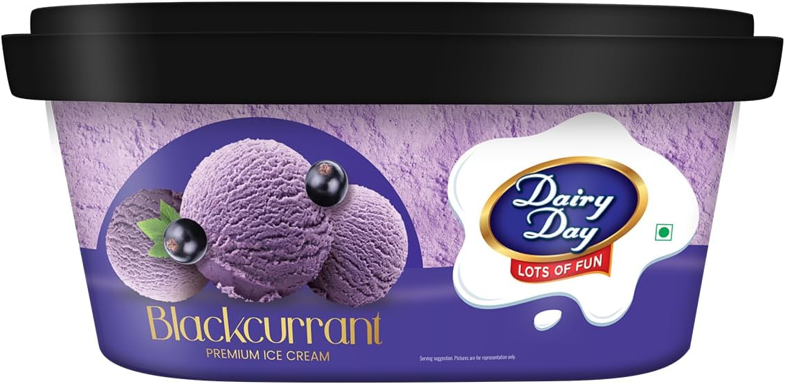 Dairy Day Blackcurrant Premium Ice Cream Tub, 500ml