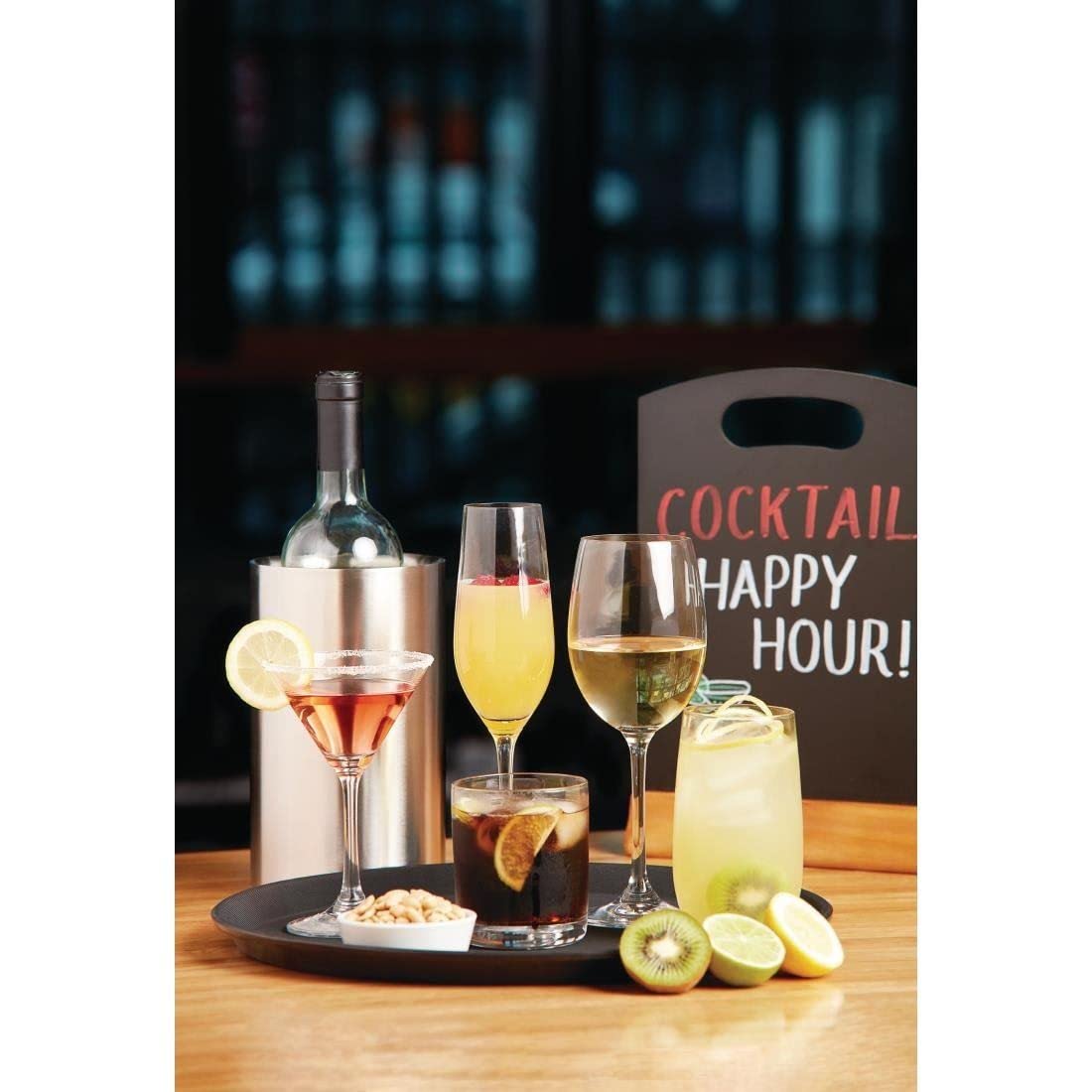 Olympia gm576 Crystal Martini vidrio, 145 ml (Pack de 6)