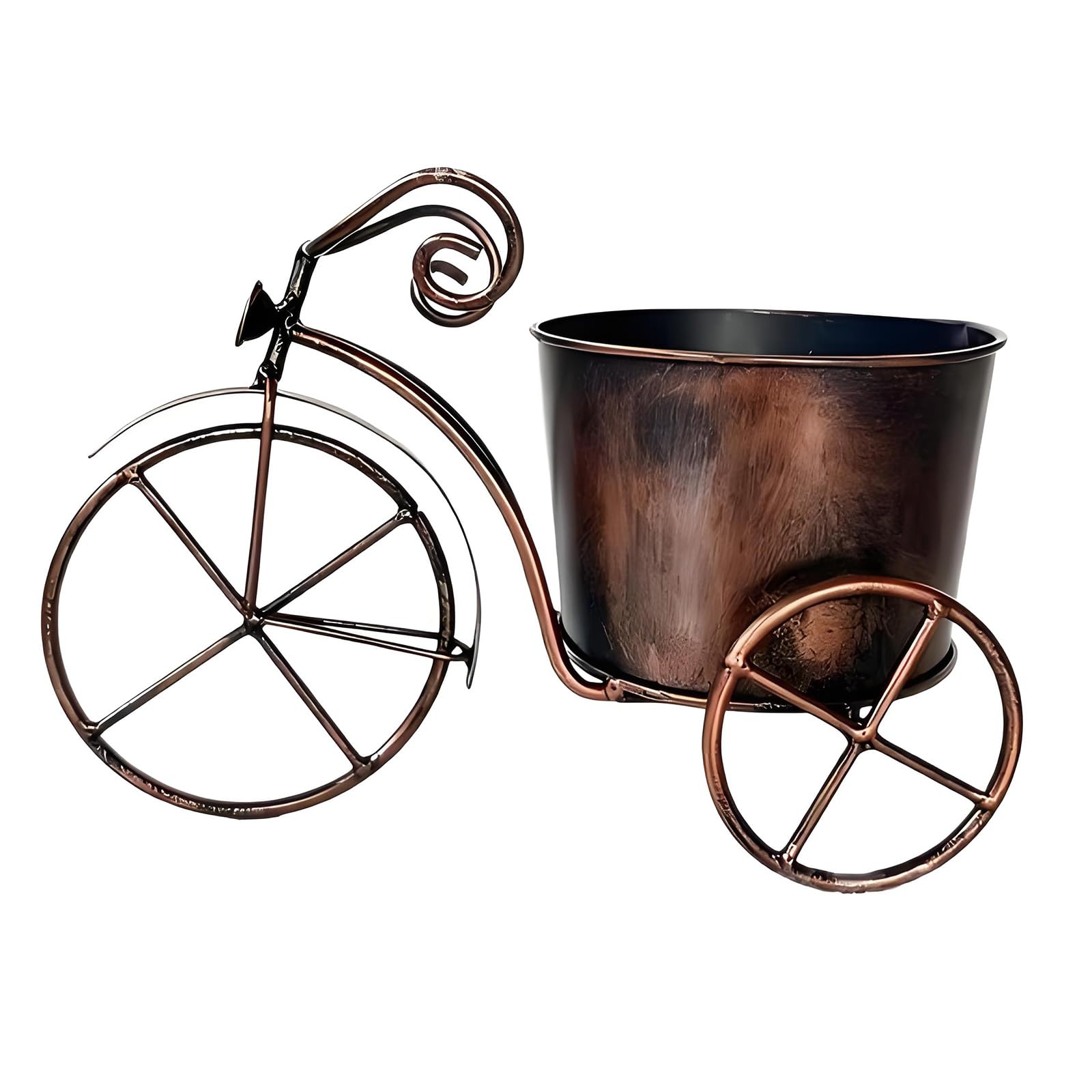 Jardinière pour pots haut de gamme en fer forgé style rétro
