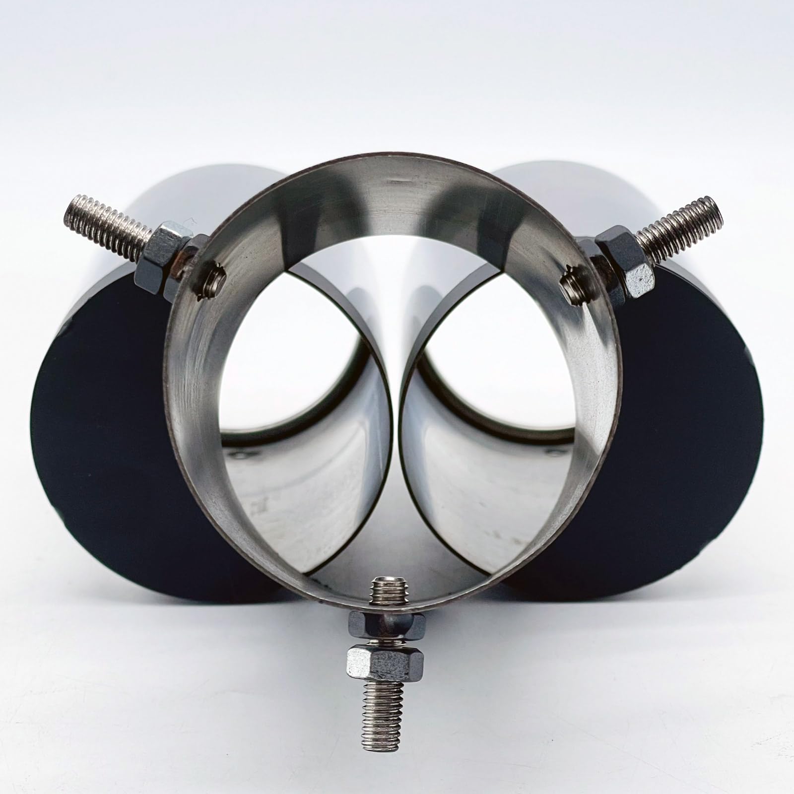 Amazon | LEXOR マフラー カッター デュアル 2本出し 下向き 曲 汎用