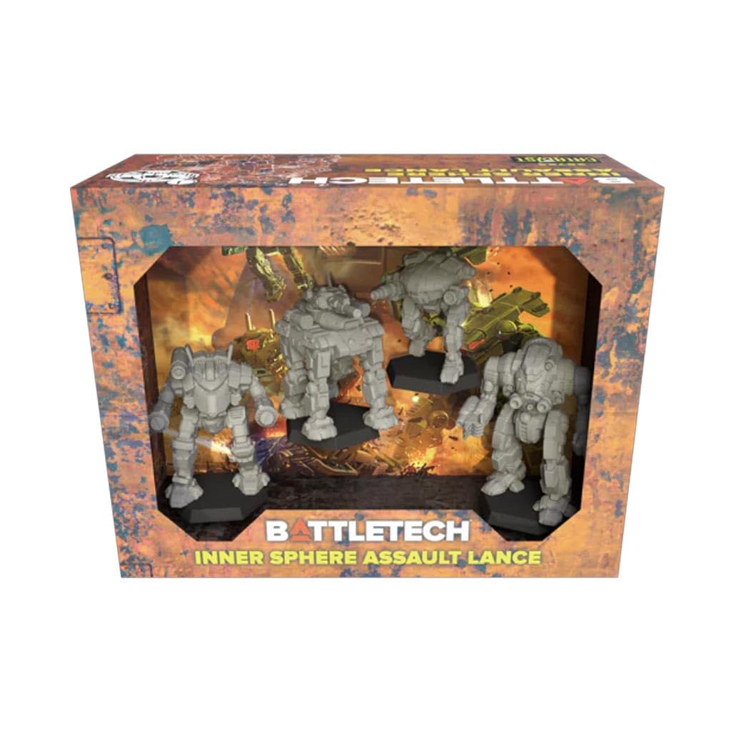 Catalyst Game Labs BattleTech | Miniatures | Inner Sphere Assault Lance | Expansion | Miniature Game Ages 14+