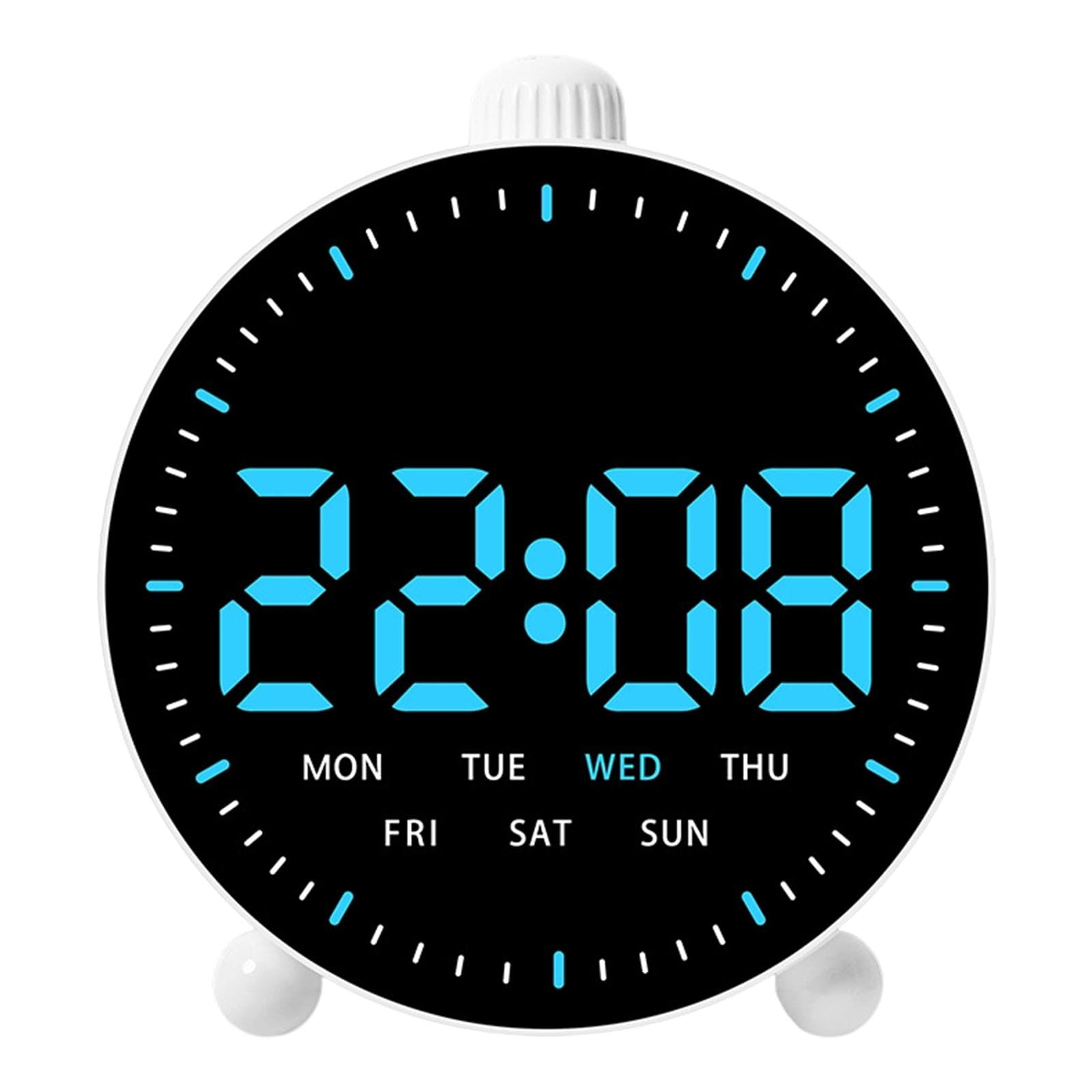 HDOYTXXM Multipurpose LED Desk Clock with Mute Timer & Night Light for Home Bedroom Use Clear Display Bright Digital Alarm Clock with Countdown Feature
