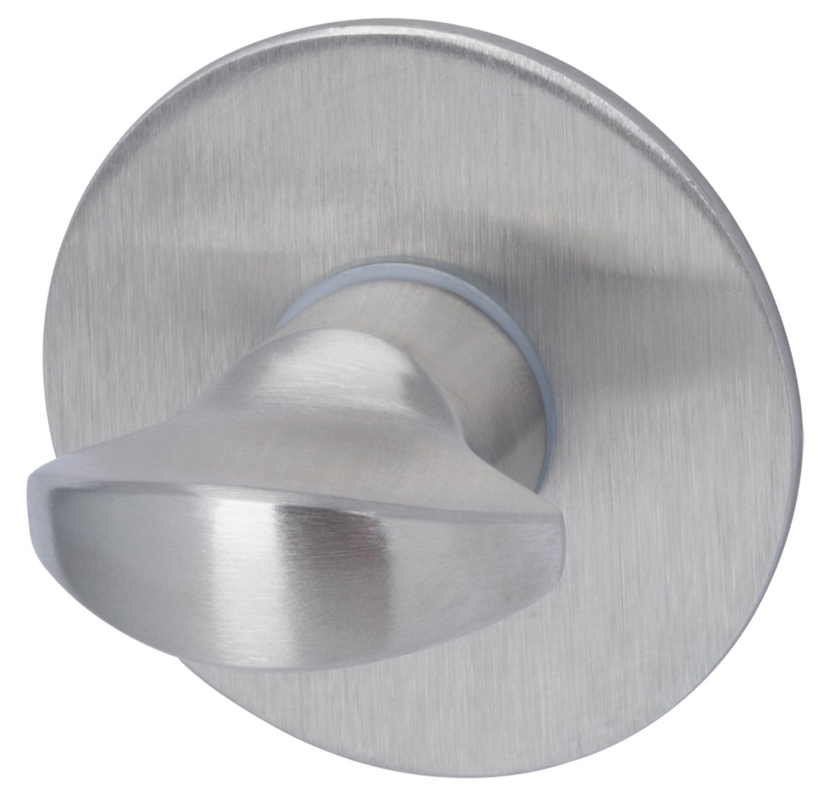Poignée de porte anti humidité Alpertec rosace plate inox pour éliminer le jeu des poignées WC
