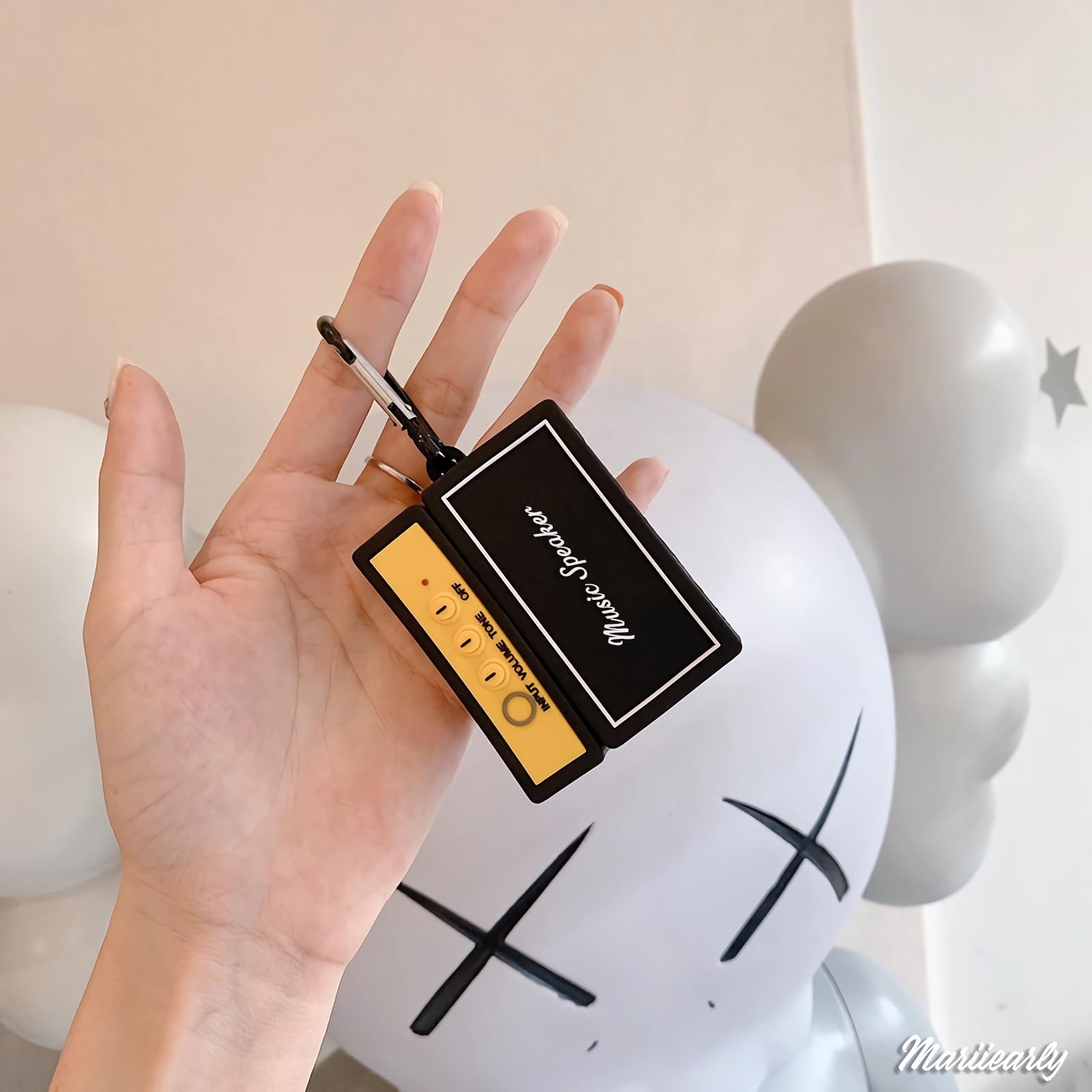Amazon | Airpods pro/pro 2用ギターアンプオーディオケースカバー
