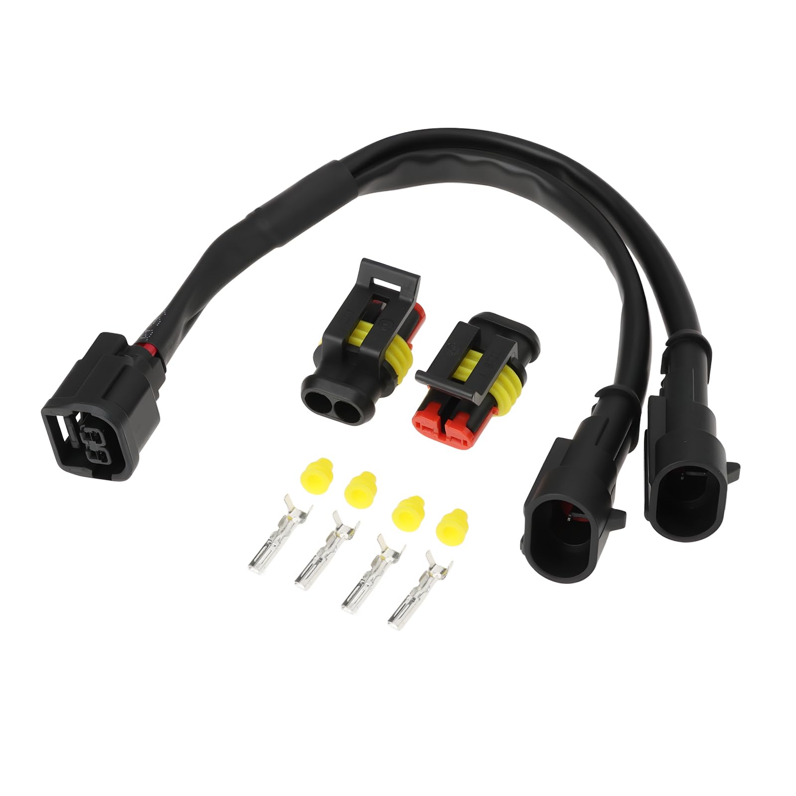 Akcesoria motocyklowe Y-Splitter 12V Złącze boczne zestaw przewodów Zgodne z Honda CRF 250 L/Rally BJ 2017-2021