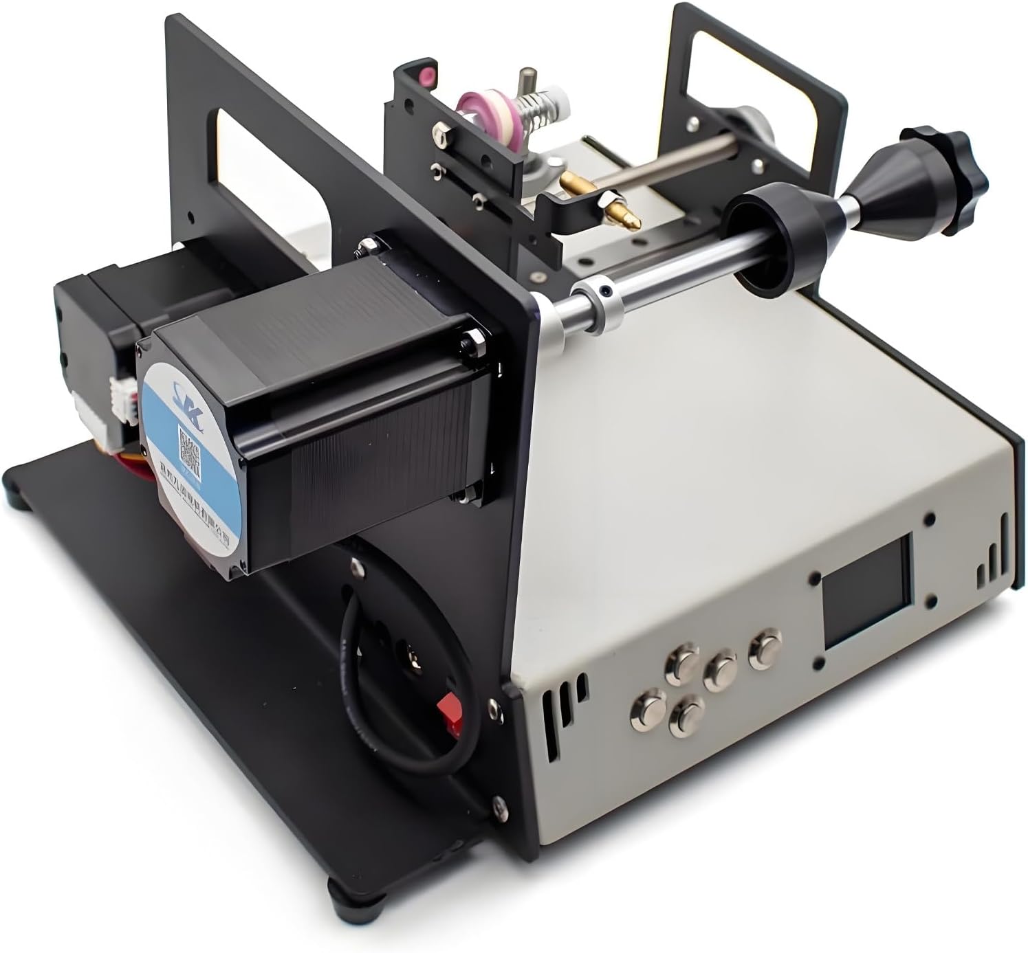 Digital Automatic Cable Wiring Machine, 900RPM Precision Coil Winding Machine with LCD Display, Support 18-46AWG, Professional for Industrial Wiring, Fishing Line