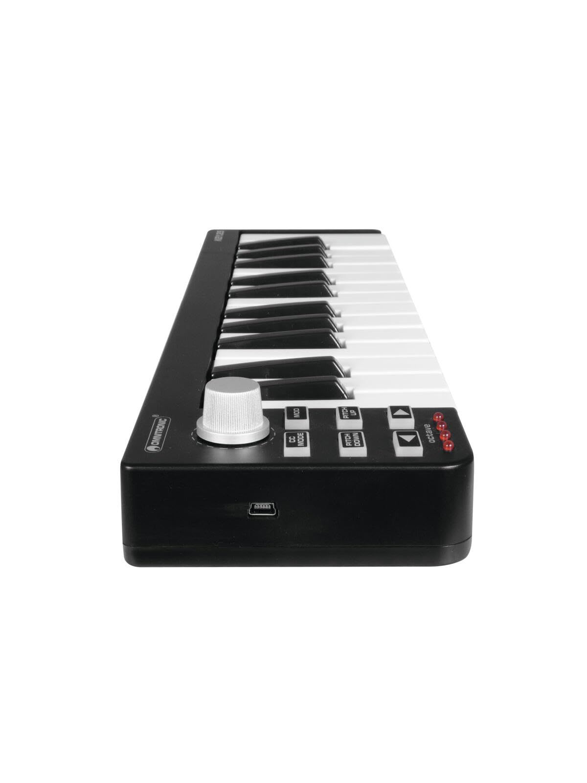 Omnitronic 11045074 - Controlador MIDI de 25 teclas