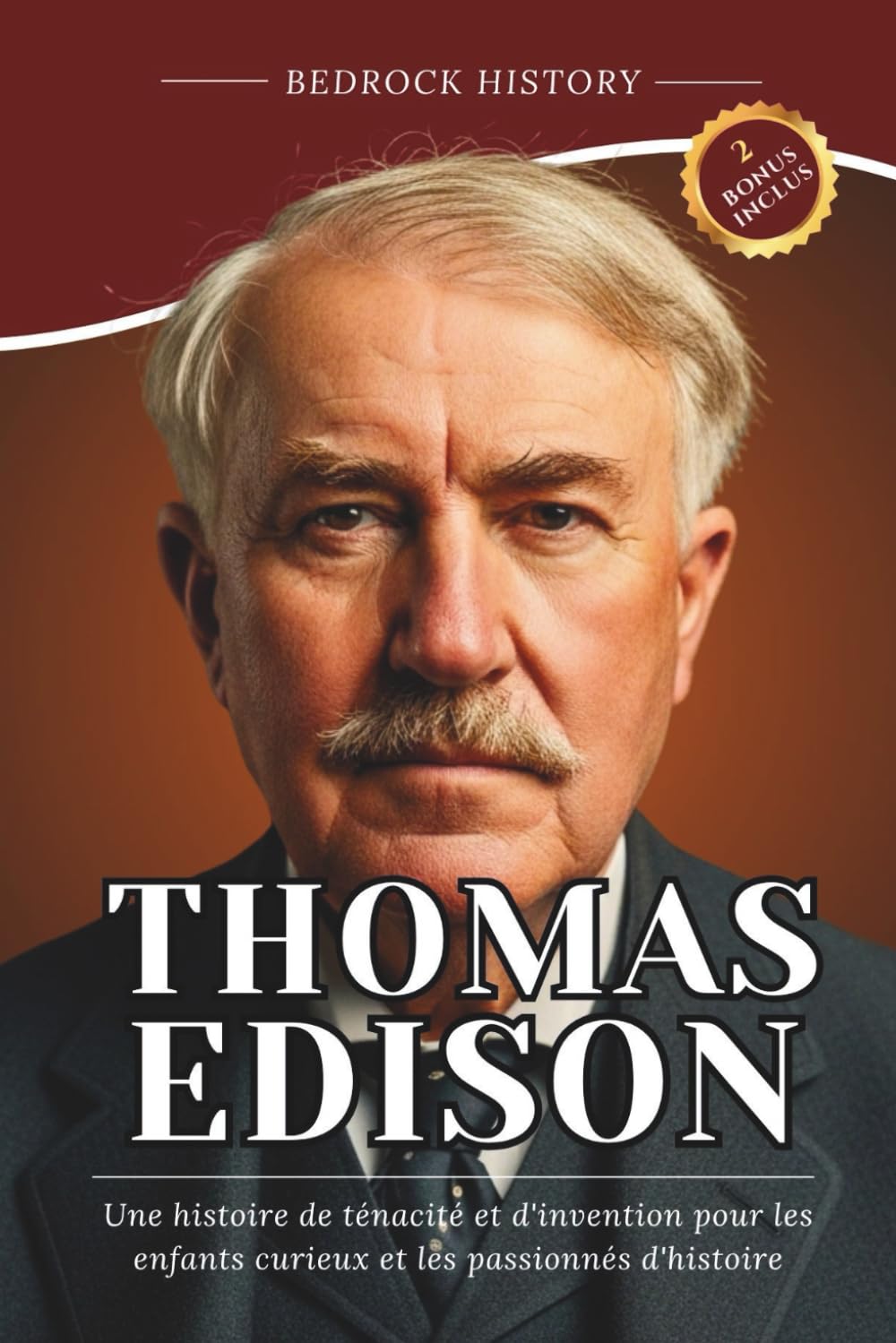 Thomas Edison: Une histoire de ténacité et d'invention pour les enfants curieux et les passionnés d'histoire (La Série Bedrock)