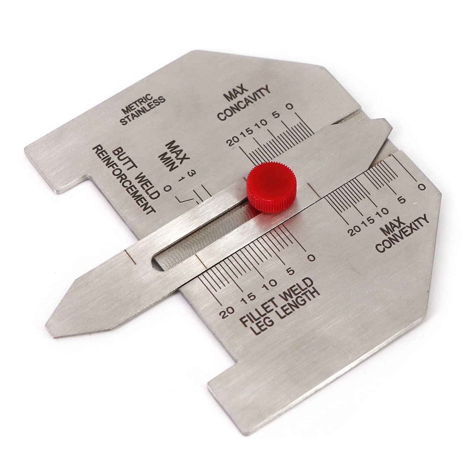 Buy CHAZAIDL Welding Inspection Gauge, 20mm Range Fillet Weld Height