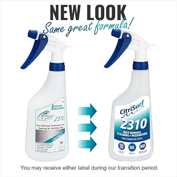 Citrisurf 2310 Gel Stainless Steel Rust Remover and Passivation Cleaner