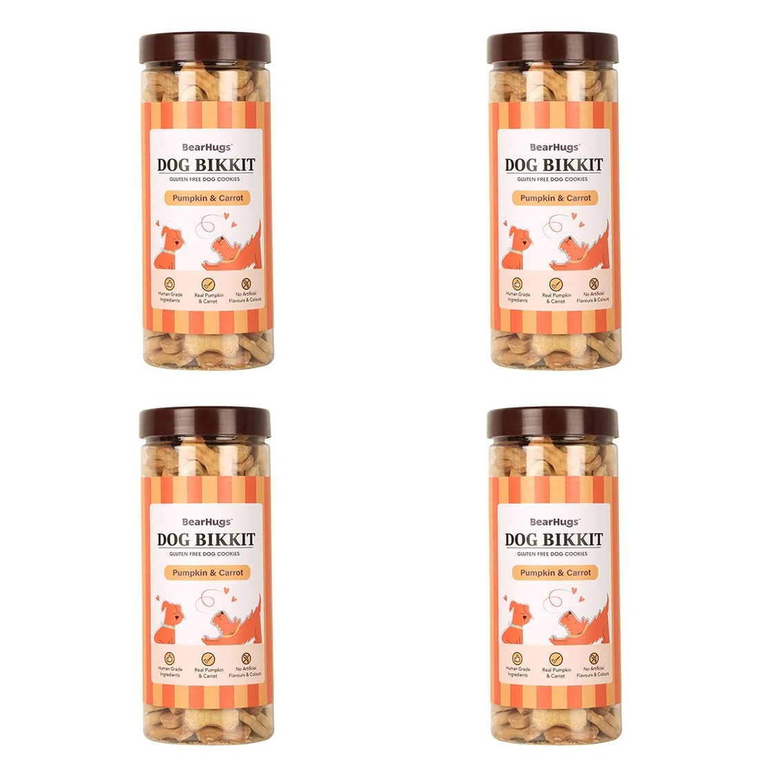 BearHugs Dog Biscuits with Pumpkin & Carrot Crunch | Gluten-Free Treats for Dogs and Puppies | All Life Stages (Pack of 2, 1000 gm) (B0C4LNKB5K) Amazon Price History, Amazon Price Tracker