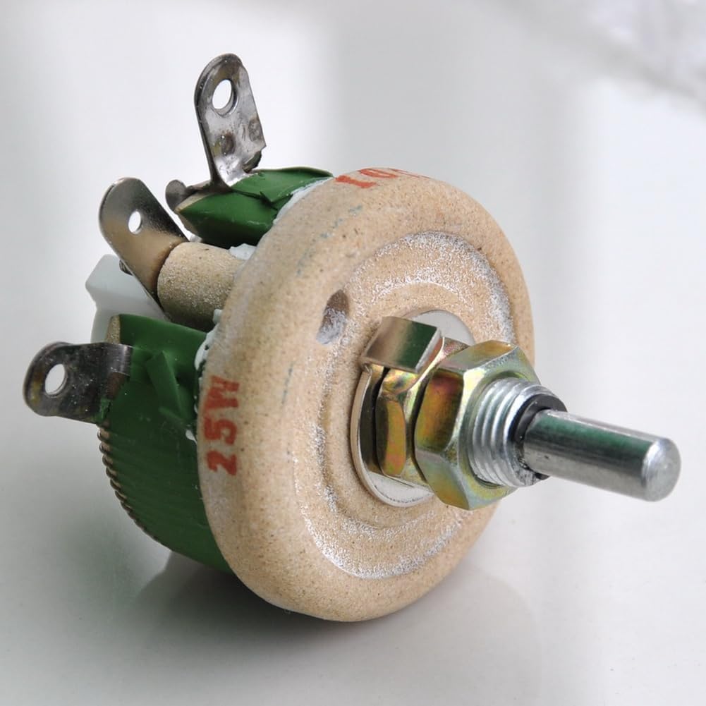 Electronics-Salon 25W 50 OHM High Power Wirewound Potentiometer, Rheostat, Variable Resistor.