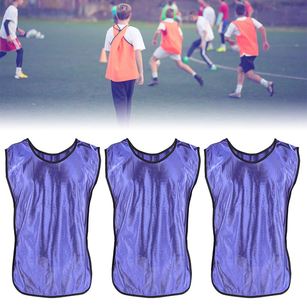 Kudoo Pettorine da Allanamento per Bambini, Giovani e Adulti, Gilet da Allenamento di Squadra Gilet di Formazione per Calcio, Pallacanestro, Pallavolo e Sportivo, Confezione da 12