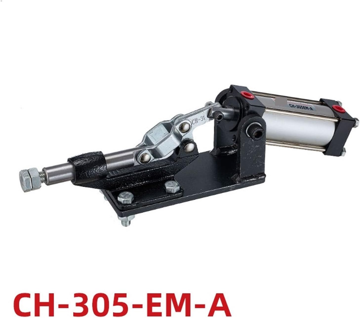 Pneumatic power toggle clamp CH-305-EM-A Pneumatic Power Clamps Inlet G1/8'' Plunger Stroke 23.6mm Holding Capacity 386Kg Push-Pull toggle Clamp