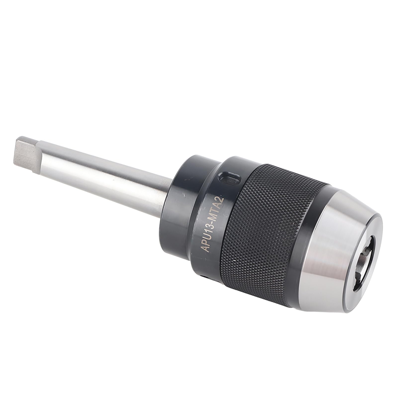 APU13 - Portabrocas sin llave MTA2, portabrocas integrado para fresadora CNC, herramienta de resistencia al impacto de alto agarre con rango de sujeción de 1 a 13 mm, acero de