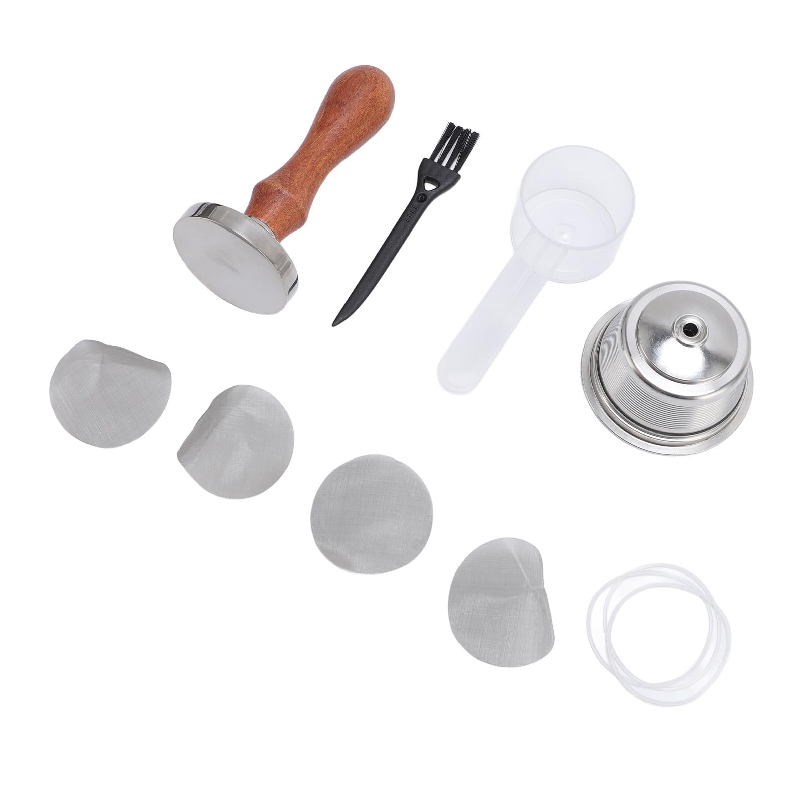 Fabater Cápsula de café Reutilizable con Acero Inoxidable con Fácil Limpieza para Uso Doméstico/Oficina - Filtro de Filtro Duradero Set