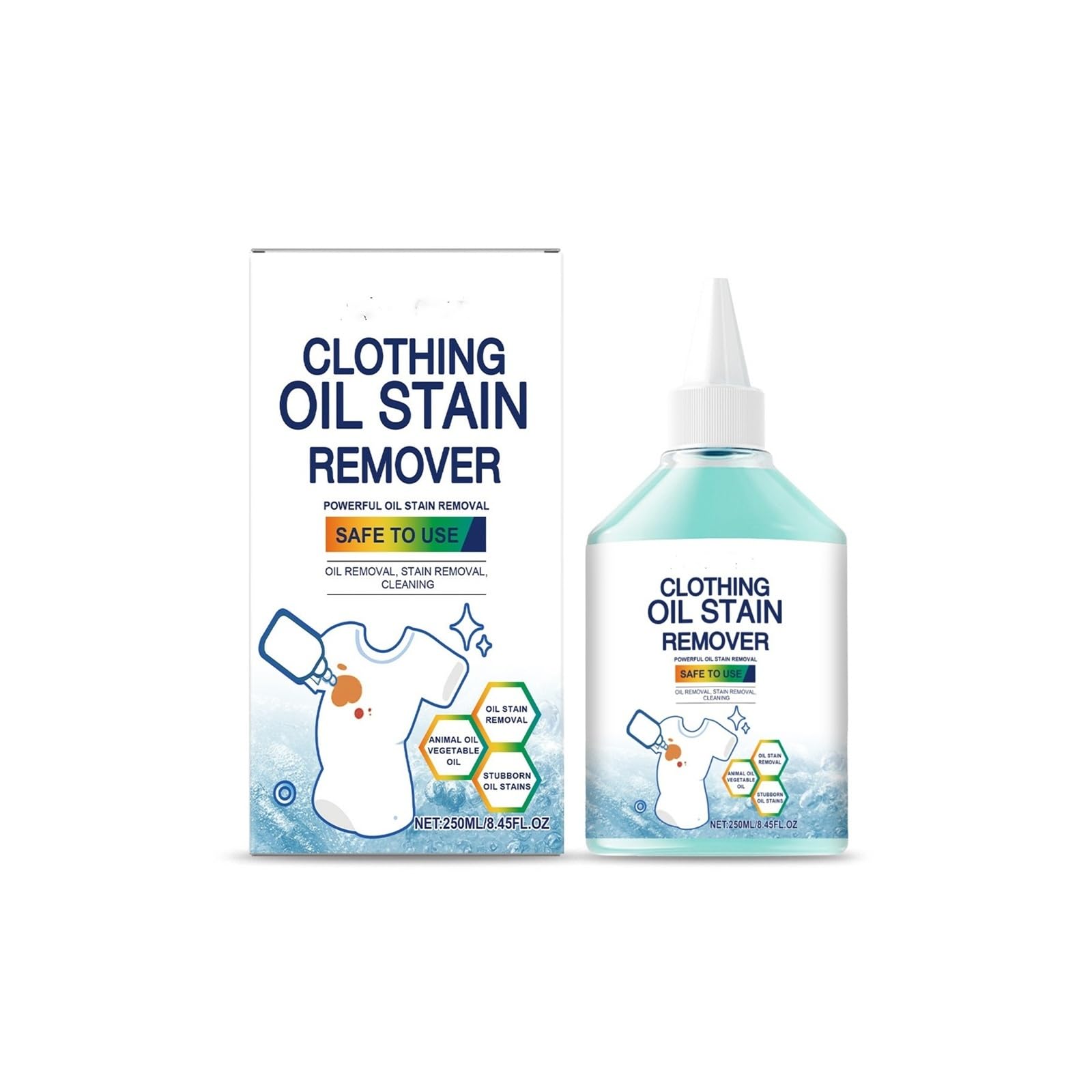 Soluzione sgrassante da 250 ml, for la pulizia e cura dei vestiti(3pcs)