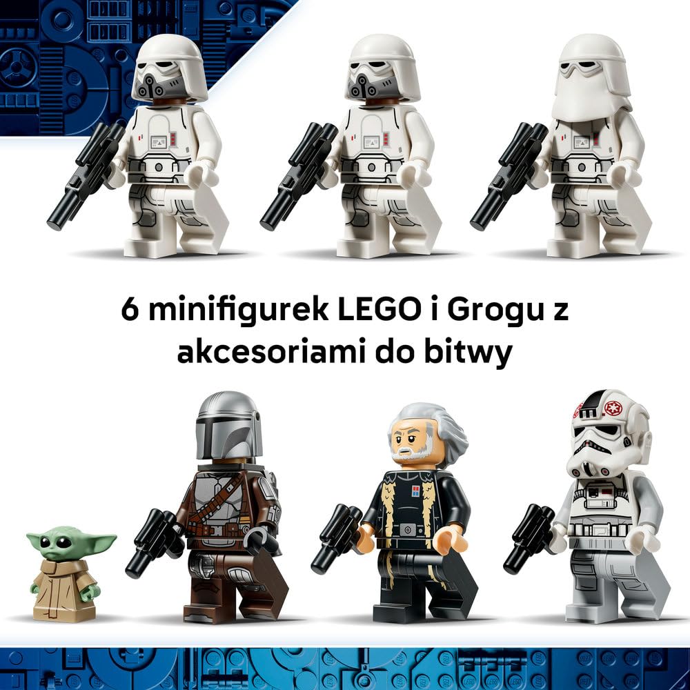 LEGO Star Wars AT-AT Resztek Imperium i INT-4 75454 | Maszyna krocząca, zabawka dla 10-latka, prezent Star Wars dla dzieci, model do ekspozycji, 1453 elementy