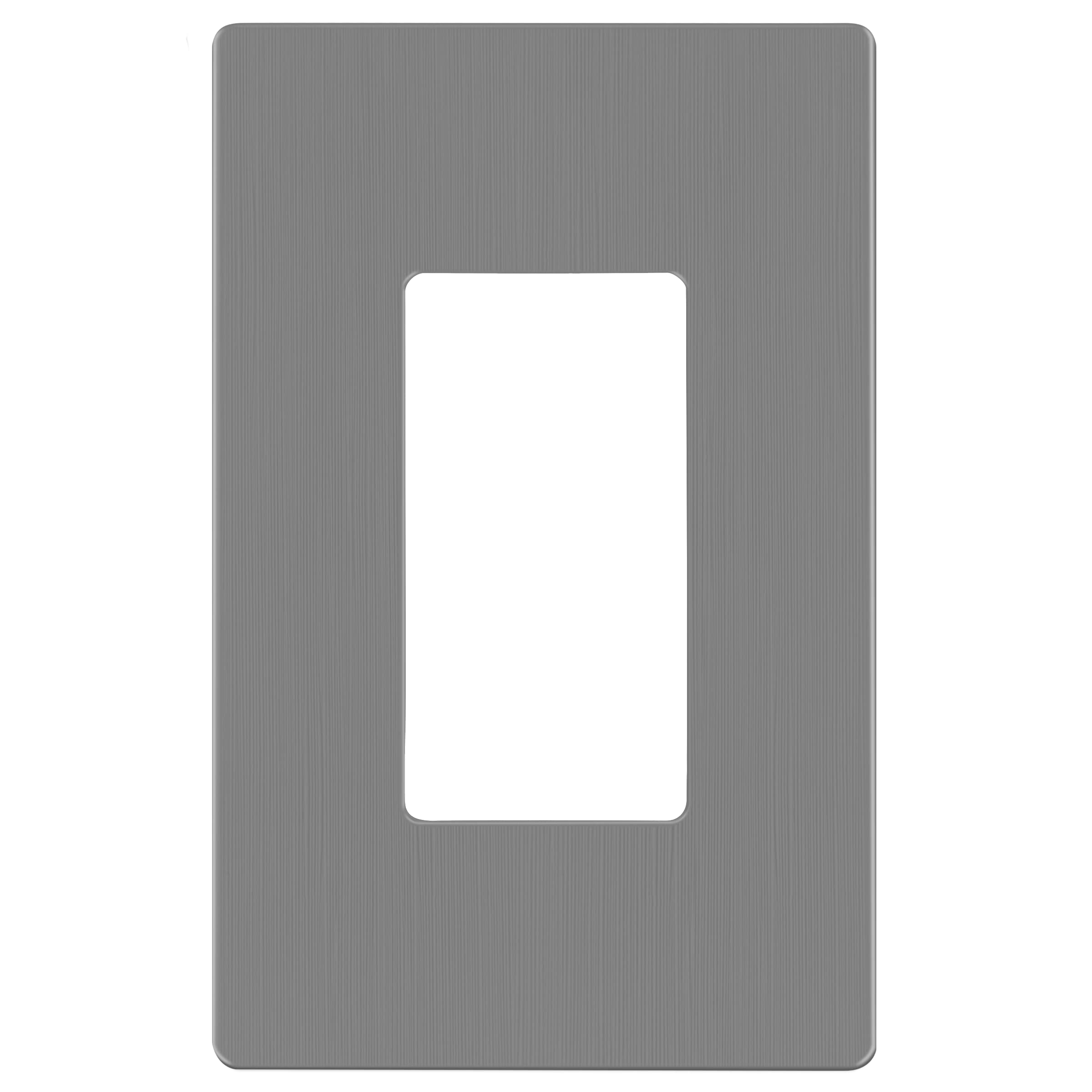 LIDER Brushed Finish Decorator Switch Cover, Screwless Wall Plate, Mid-Size 2-Gang 4.88" x 4.92", Unbreakable Polycarbonate Thermoplastic, UL Listed, LSWP-32M-BGD, Brushed Gold — view 13