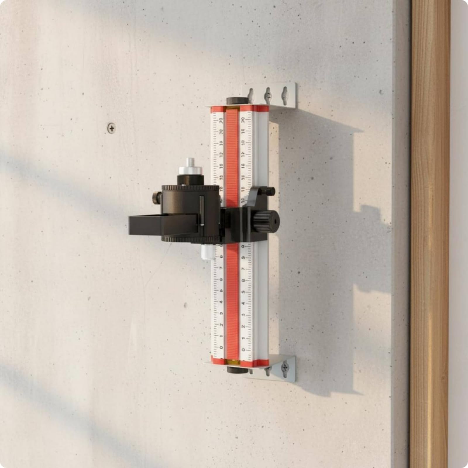 Supporto Staffa mento Staffa Regolabile Base Parete Braccio Scorrevole in Lega di Alluminio con Movimento su E Giù E Posizionamento Preciso Adatto per , 60 Cm