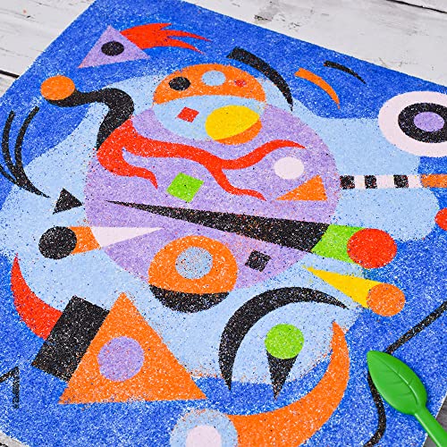 Djeco A&C Inspired by Abstracto kit de manualidades infantiles de arte abstracto 6