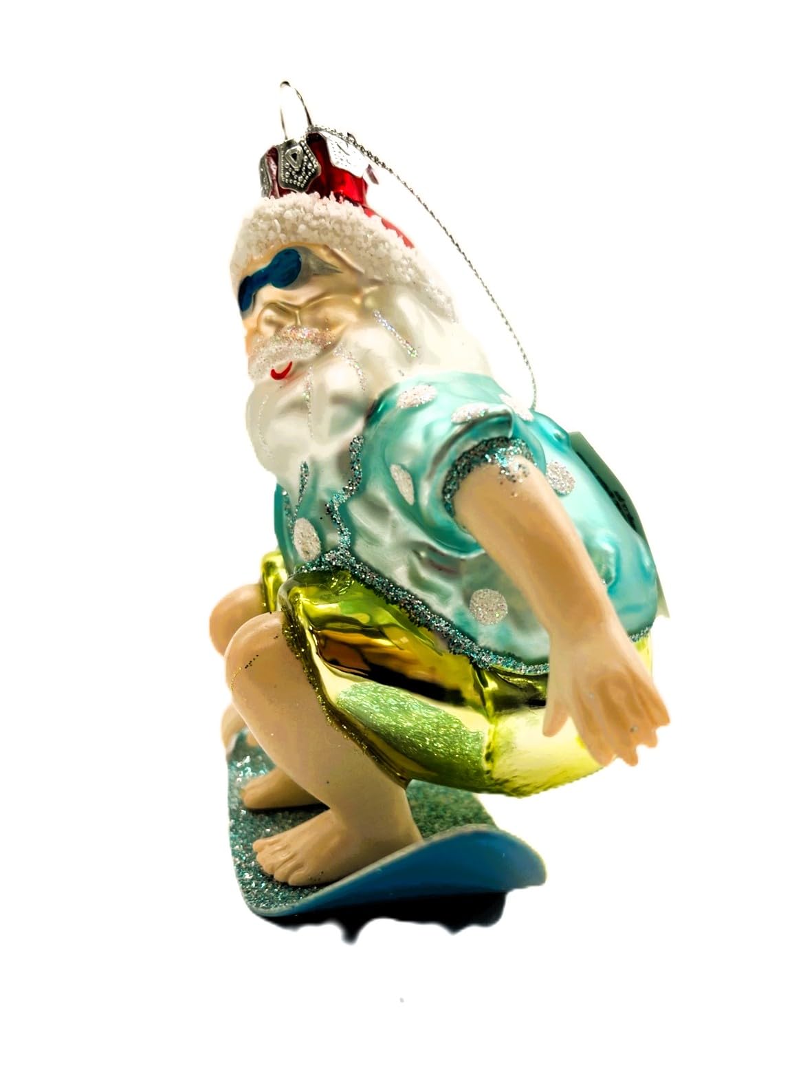 Kurt Adler szklana ozdoba Świętego Mikołaja, 10 cm (YAMJ8914)