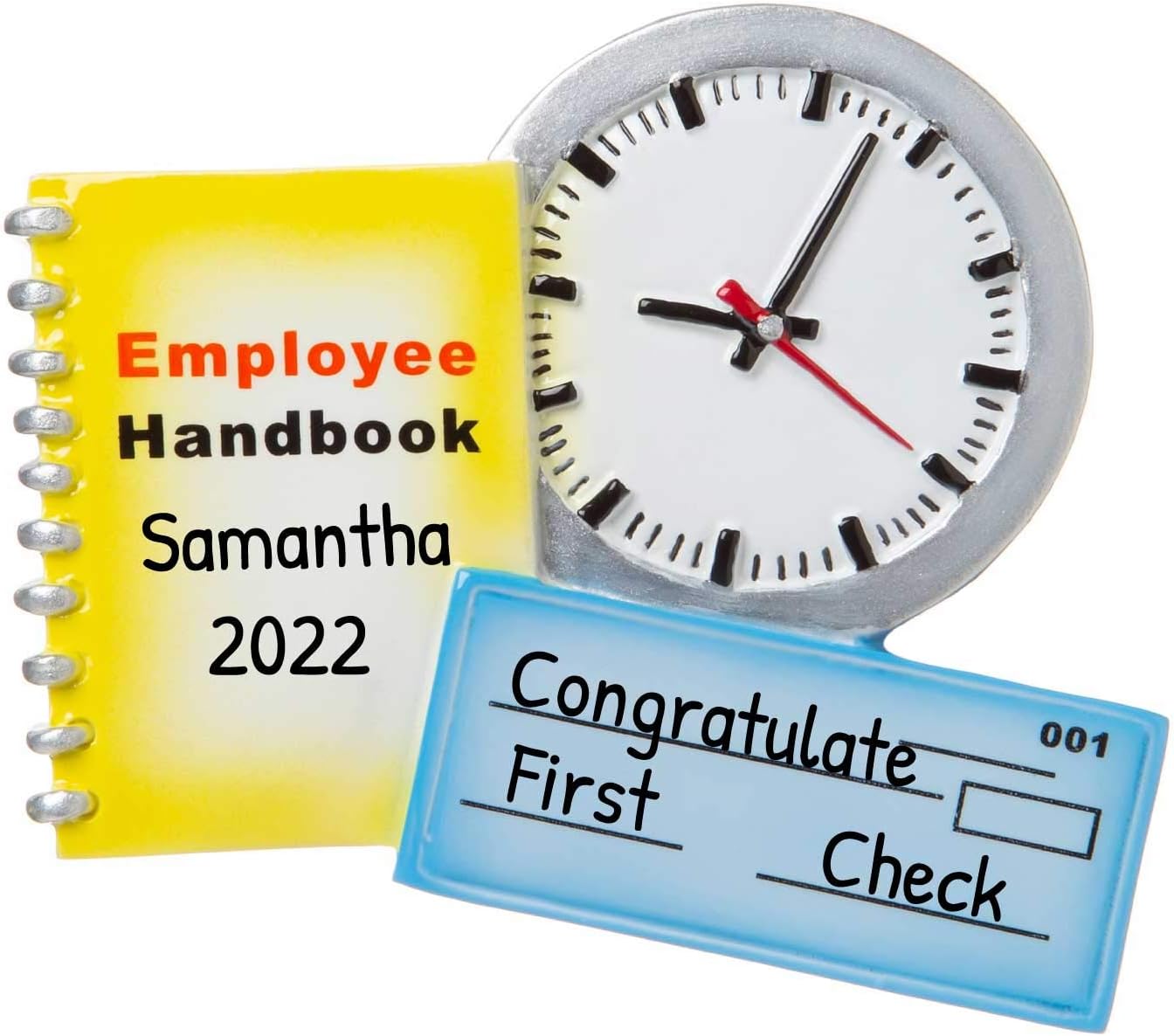 Personalized First Job Ornament - New Job Ornament, My First Job, Employee Ornaments, Occupation Ornaments, New Job Christmas Ornament, 1st Job Ornament - First Paycheck - Free Customization