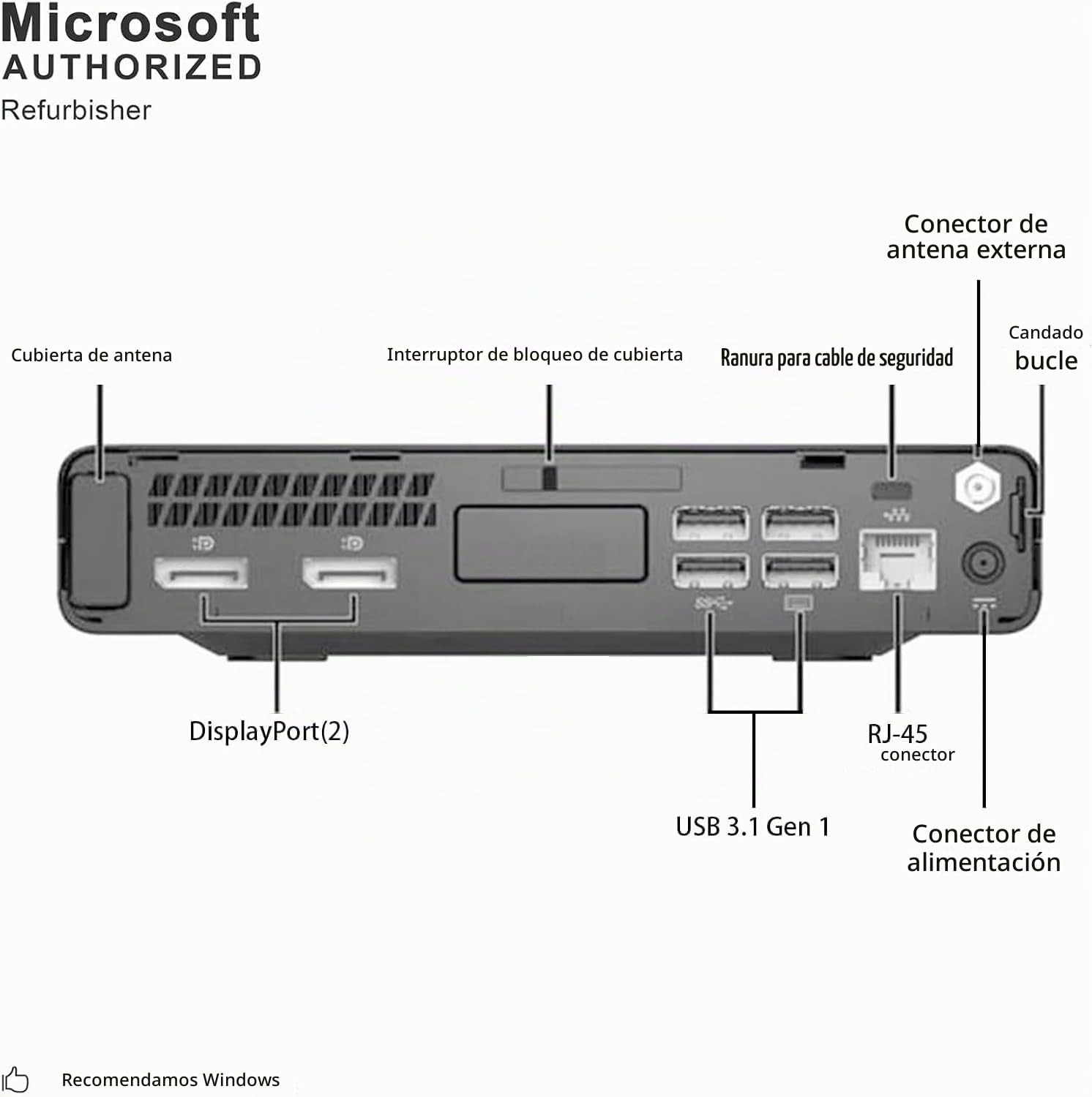 Amazon.com: HP EliteDesk 800 G3 Mini computadora de escritorio