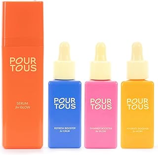 Ultimate Serum Set, Base Serum with 3 Boosters for Hydration and Glow, 4...