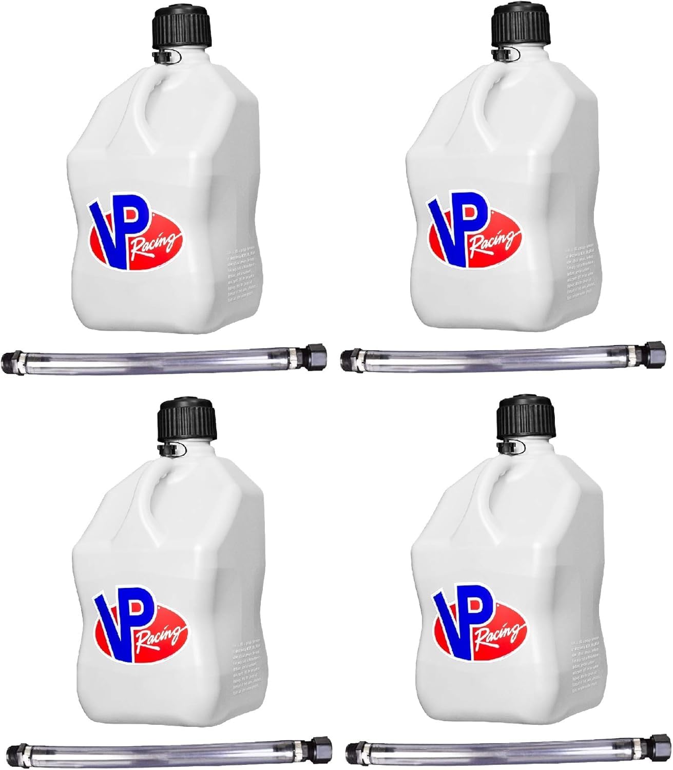 VP Racing Fuels 5-Gallon Square Motorsport Utility Container White w/ 14