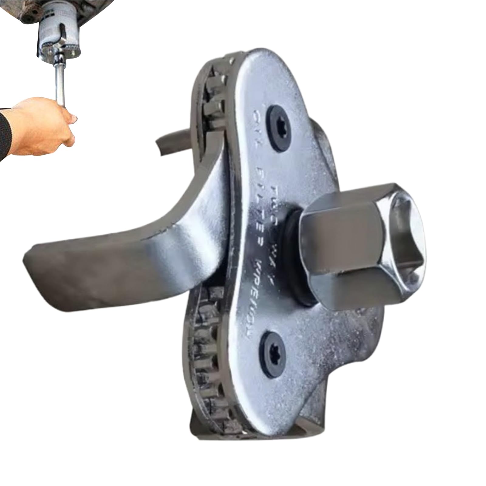 Clé plate à trois griffes pour outils de jardin et mécanique moto