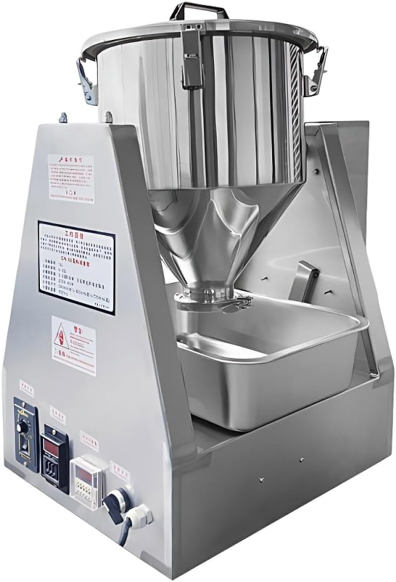 Powder Mixer Electric Drum Tumbler 360 Degree Forward Reverse Mixing Lab Scale Blender Particle Laboratory Mixer(10L)