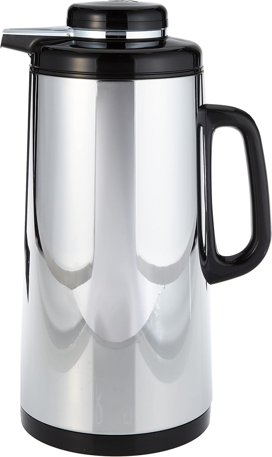 Peacock CI190 Vacuum Flask with Threaded Cap, 1.9 Liter Capacity, Steel