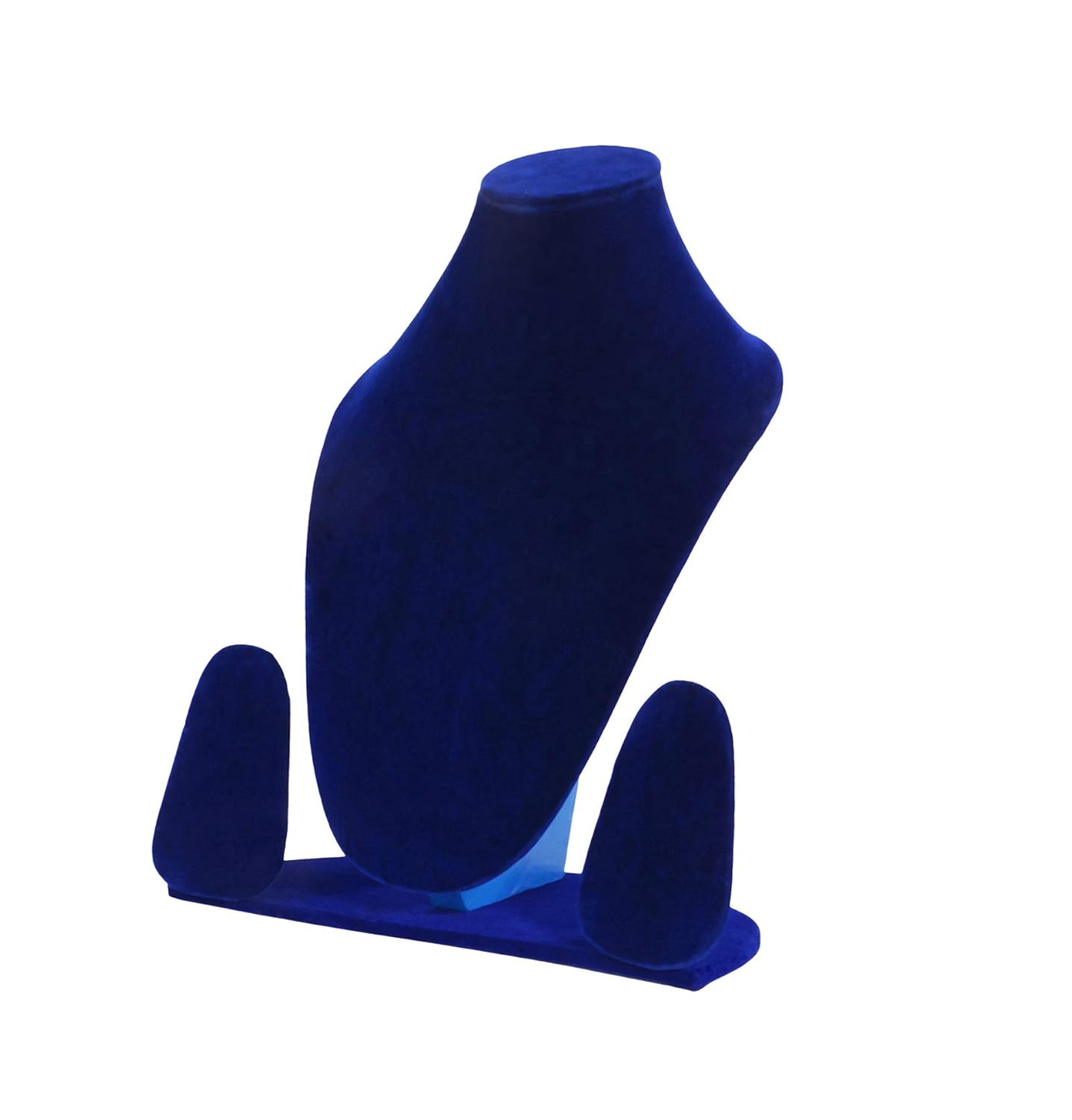 BANDHAN Jewellery Dummy Velvet Finish Necklace Display Stand Blue (8