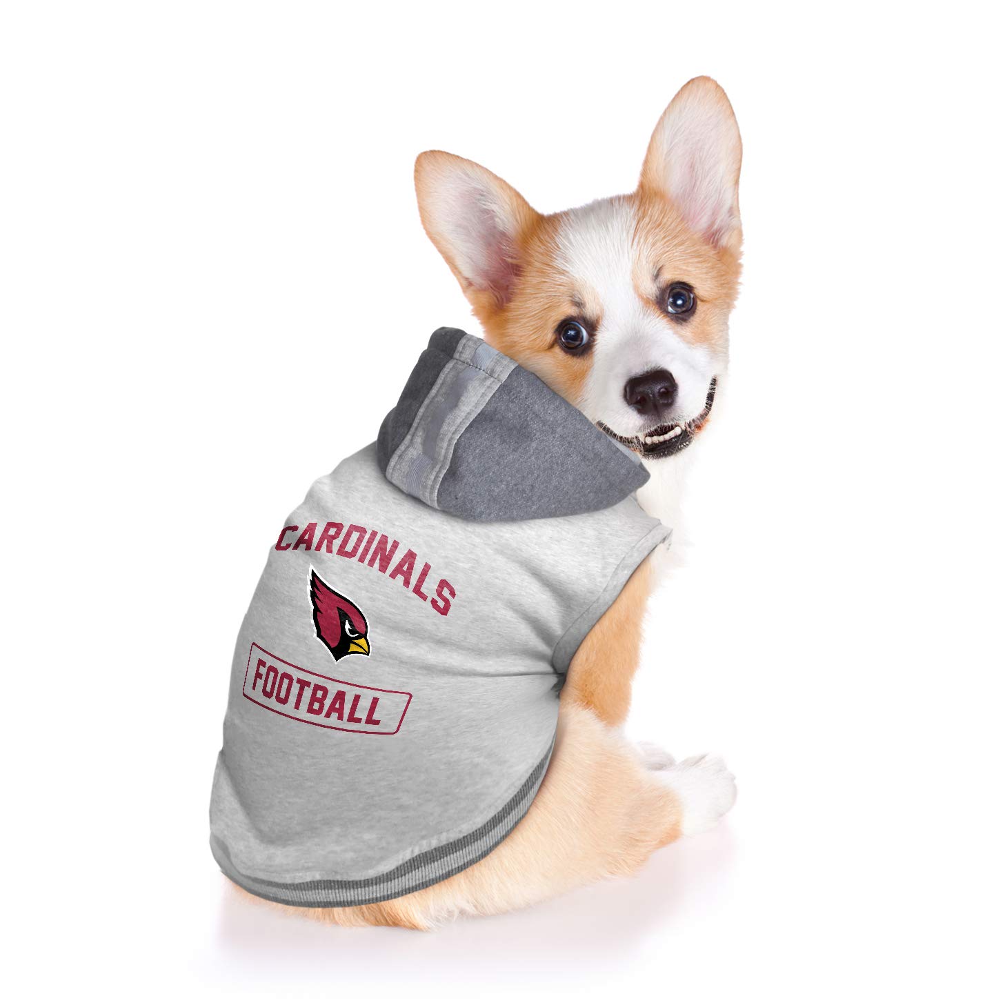 Littlearth NFL Pet Hooded Crew Neck Sweatshirt - Dog Hoodie - Cat Hoodie
