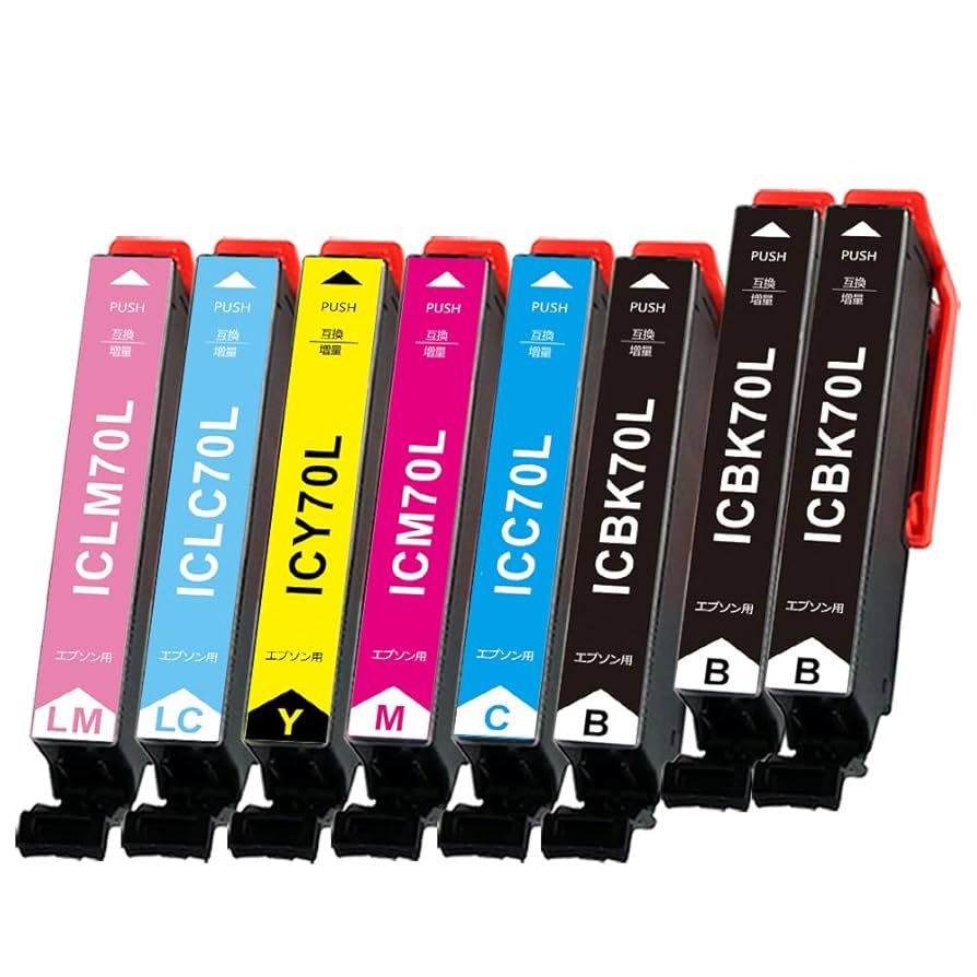オオタケ　EPSON IC6CL70L インクカートリッジ 70L　他本体 Amazon.co.jp: エプソン 純正 インクカートリッジ さくらんぼ