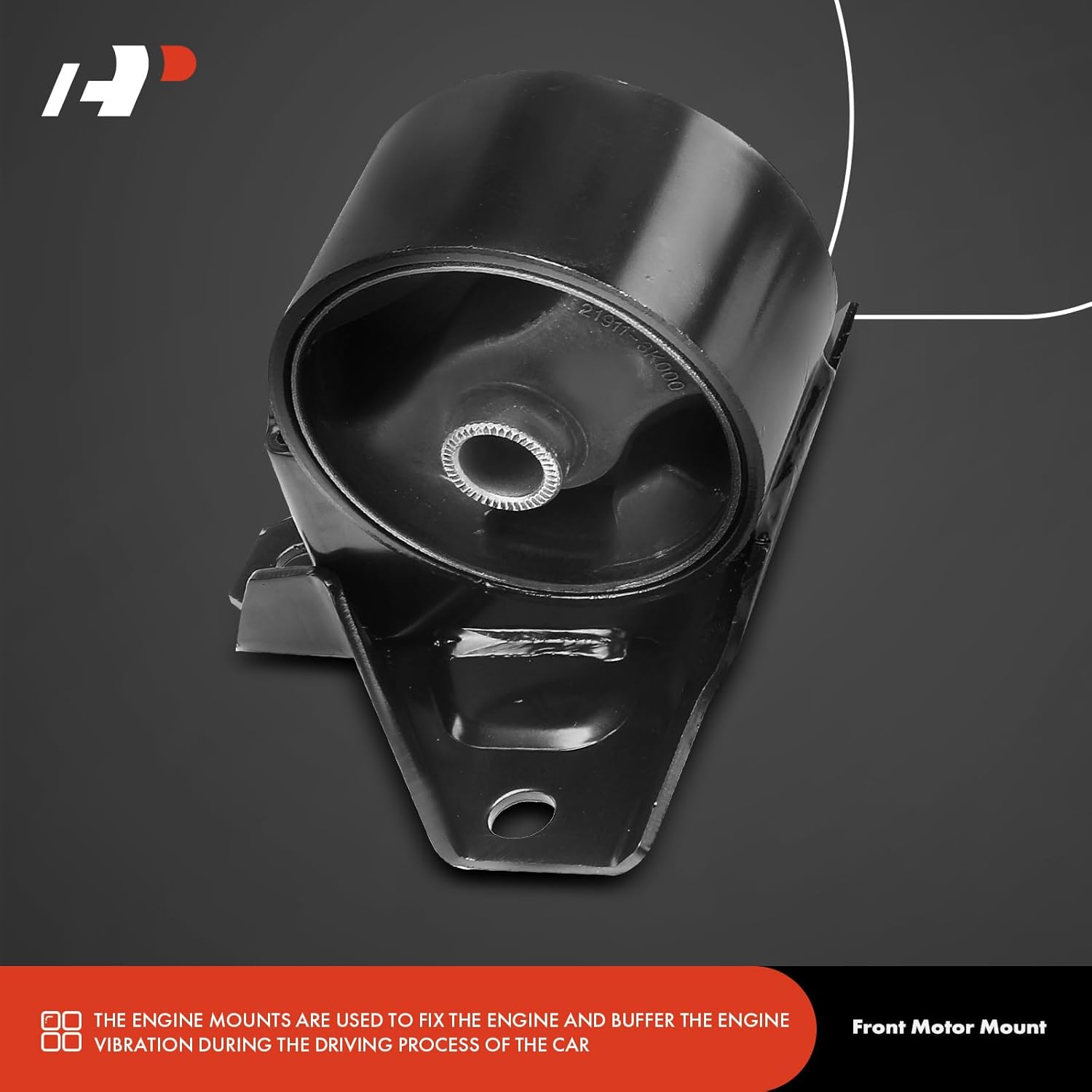 A-Premium Engine Motor and Transmission Mount Kit Compatible with Hyundai Sonata 2006 2007 2008 2.4L 3.3L, 3-PC Set, Replace # 218103K850, 218103L500